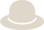 髪付き帽子